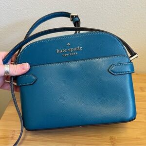 Kate Spade Staci Dome Saffiano Leather Crossbody Bag